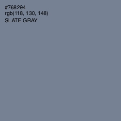 #768294 - Slate Gray Color Image
